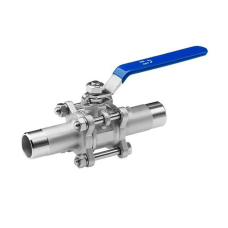 Кран нержавеющий шаровой стальной неполнопроходной муфтовый 12Х18Н10Т ДУ 40 Ру 80